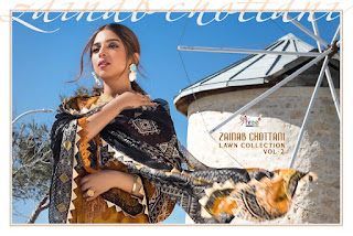 Shree fab Zainab Chotani Lawn collection 2 pakistani suits