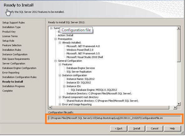 Ashish SQL LIFE: Install SQL Server 2008R2 With ConfigurationFile ...