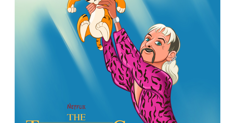 Dislocations Tiger Mural Emerging