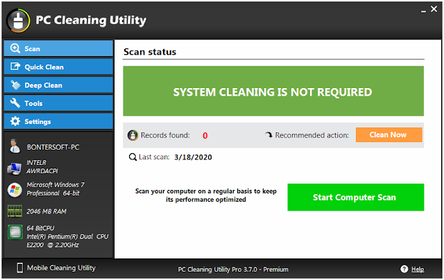 Screenshot PC Cleaning Utility Pro 3.7.0 Full Version Screenshot PC Cleaning Utility Pro 3.7.0 Full Version