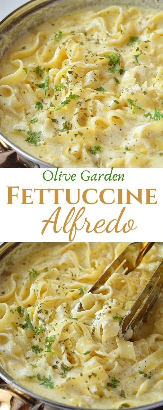 Fettuccine Alfredo (Olive Garden Copycat)