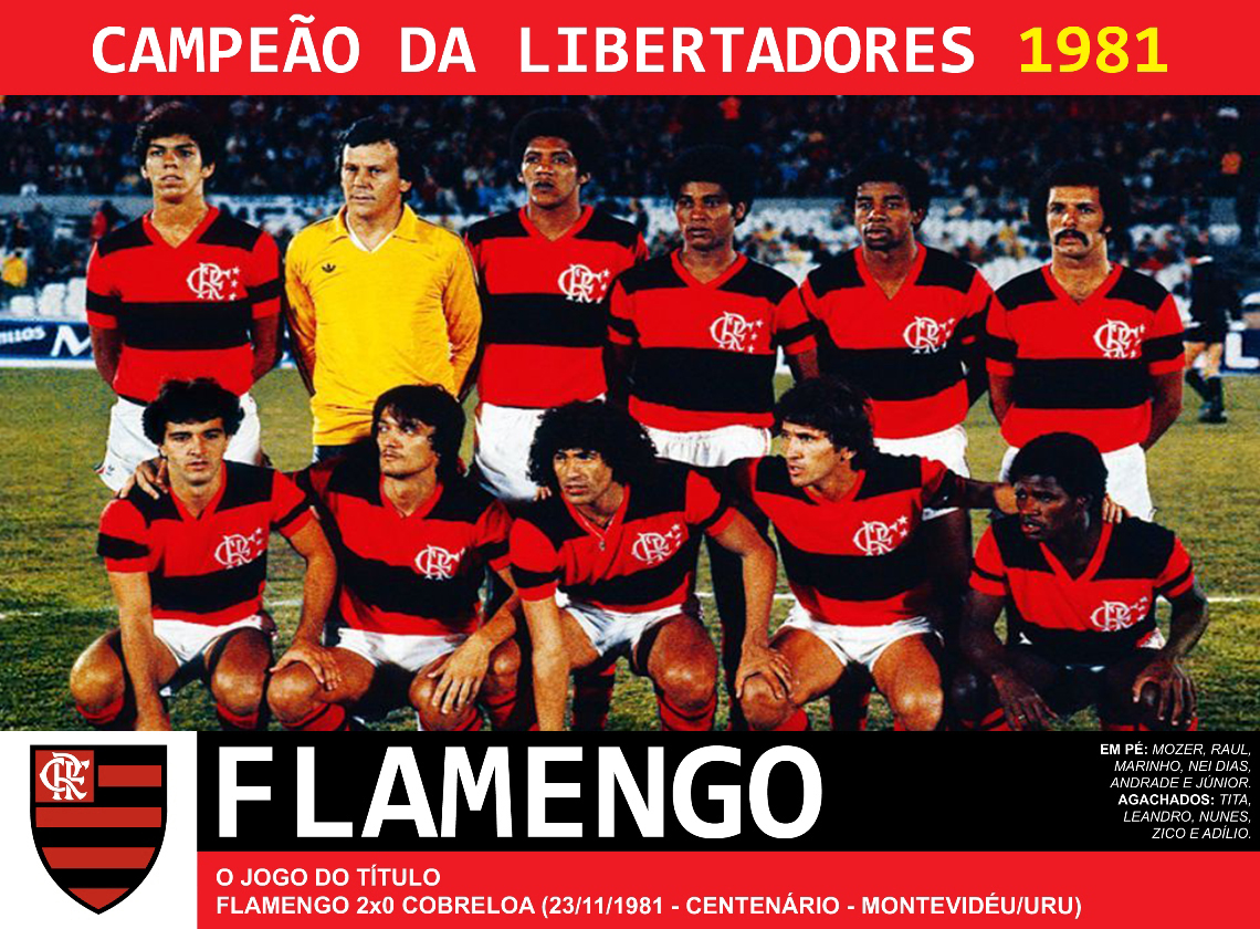 Edição dos Campeões Flamengo Campeão da Libertadores 1981