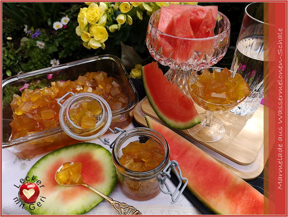 Lecker mit Geri: Marmelade aus Wassermelonen-Schale - Сладко от динени кори