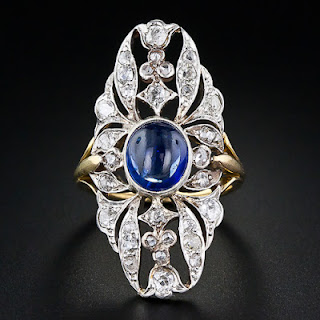 Delightfully Deco: Sapphires and Diamonds - A Match Made In Heaven!