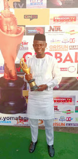 Omonaijablog Publisher Gbenga Shaba, Wins 2020/2021 YOMAFA GLOBAL Awards!