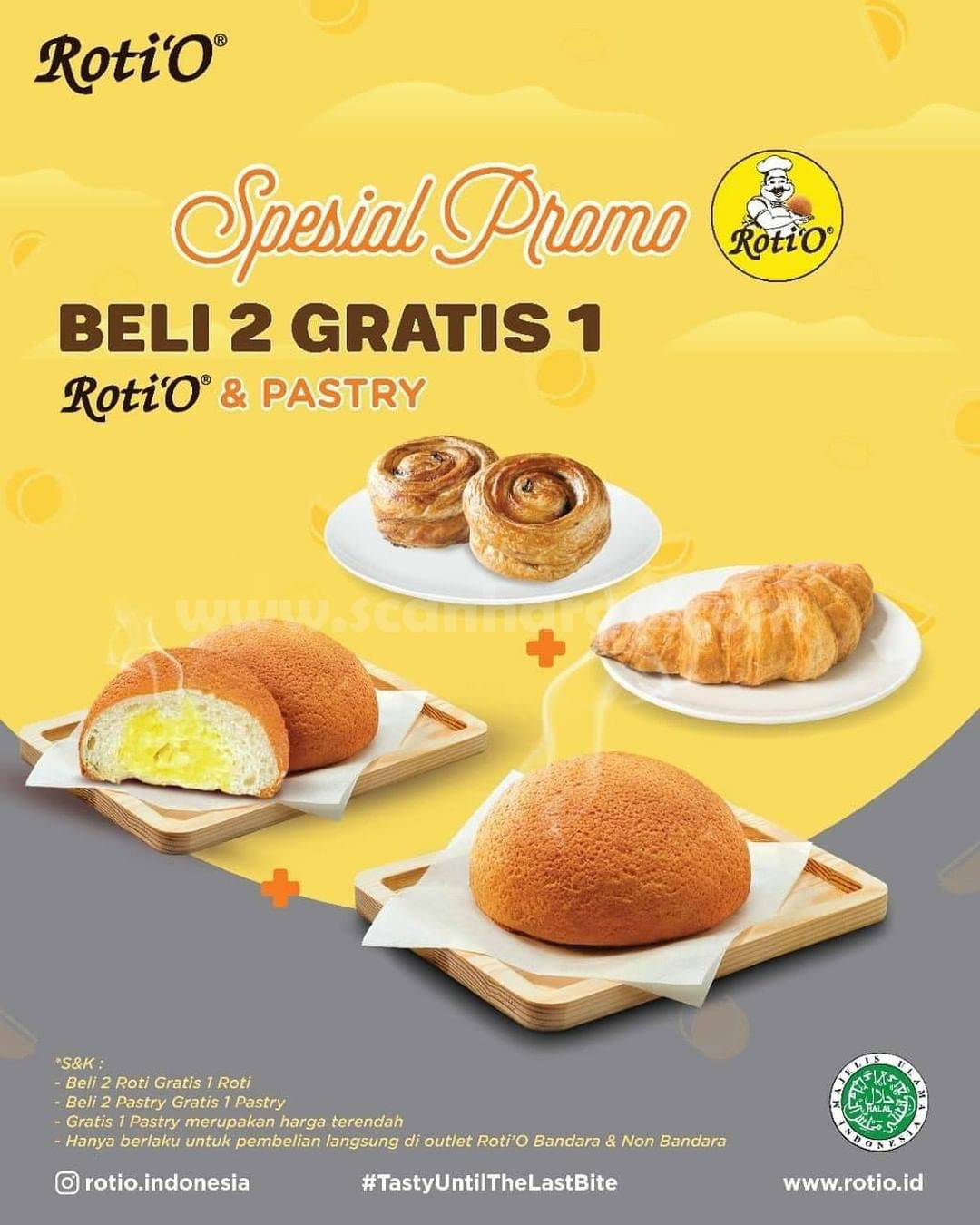 ROTI'O Spesial Promo Beli 2 Gratis 1 - scanharga