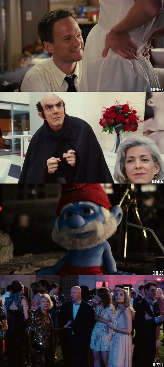 The Smurfs 2011 BRRip 720p 480p Dual Audio Hindi English Full Movie Download