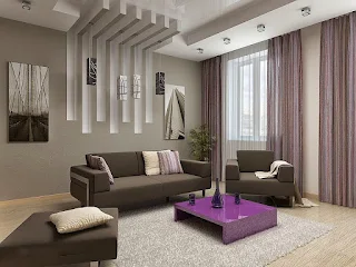 Oturma odası asma tavan modelleri