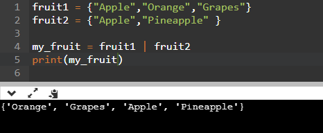Geek4Tutorial.com: Sets in python