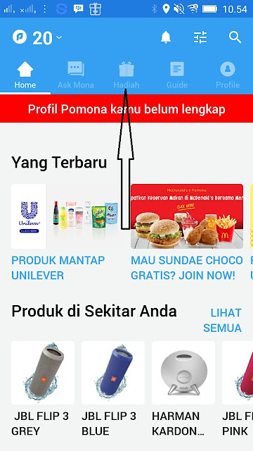 Cara Memasukan Kode Promo Pomona