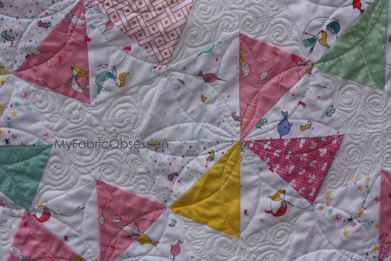 My Fabric Obsession Nautical Octagon quilt