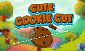 لعبة قطع الكعكه اللطيفة Cute Cookie Cut