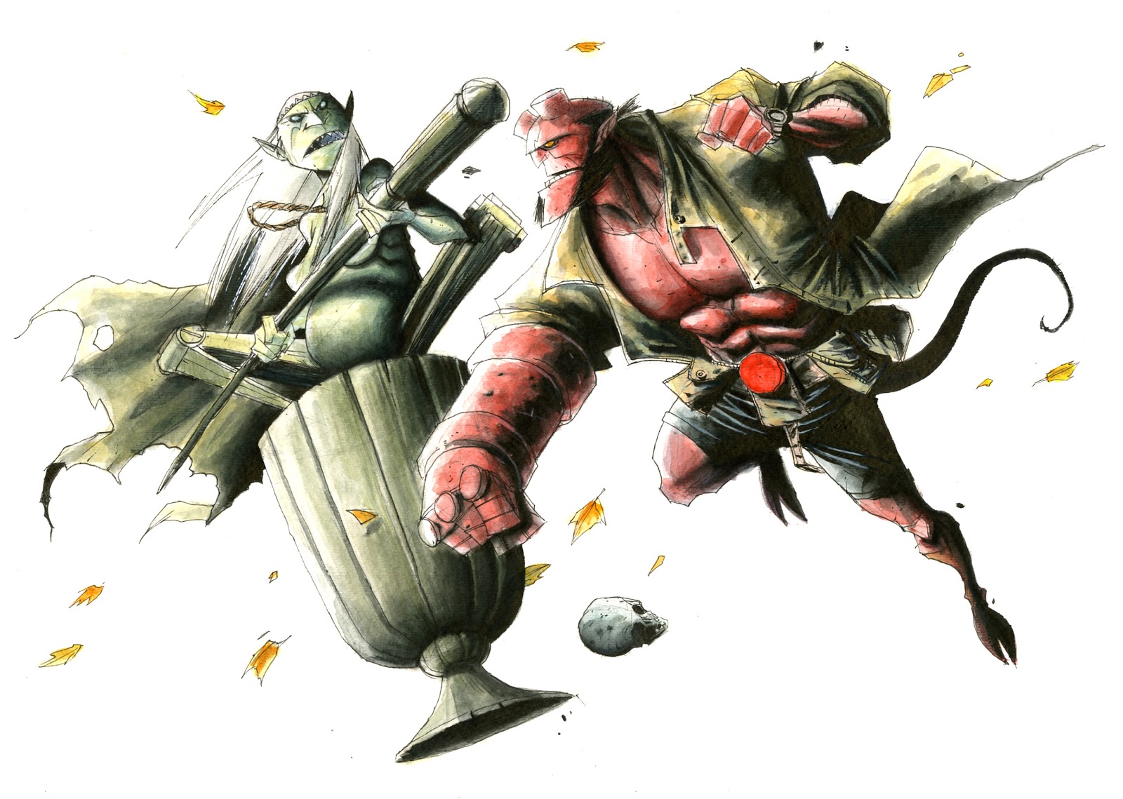 Баба яга из хеллбоя картинки