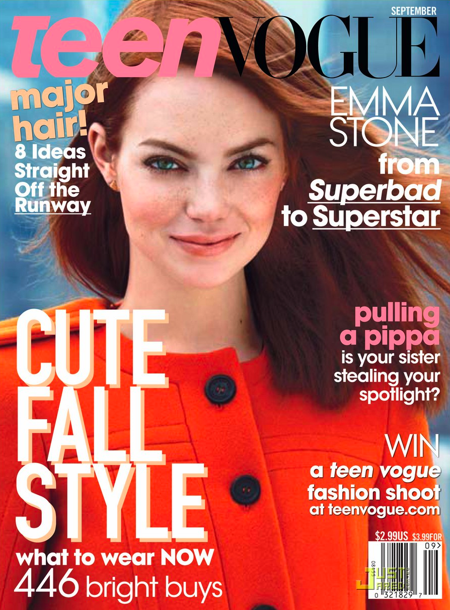 Belle's Bookshelf: Mag Monday: Emma Stone (Again), Paul Rudd and Glee