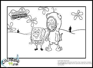 spongebob coloring pages for print