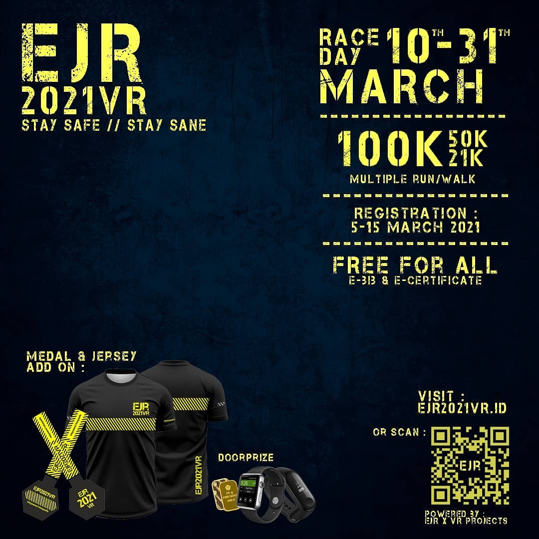 🔍 Extraordinary Jakarta Runners - Virtual Run • 2021 Extraordinary Jakarta Runners - Virtual Run • 2021