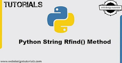 Python String rfind() Method - WebDesignTutorialz