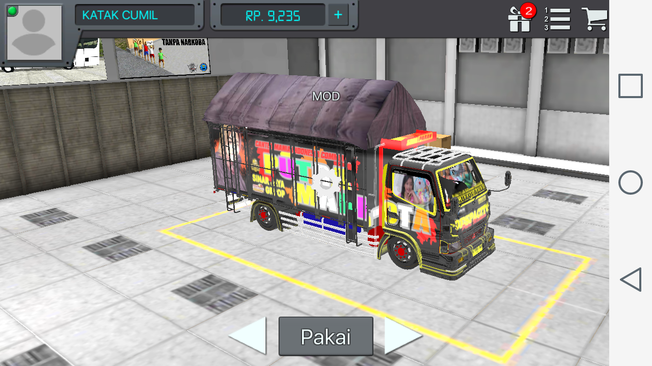 Download Mod Bussid Truck Canter Cabe Terpal Segitiga