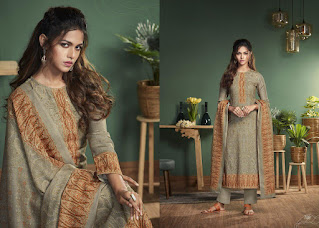 T And M Designer Saairah Pashmina Winter Wear Salwar Suits