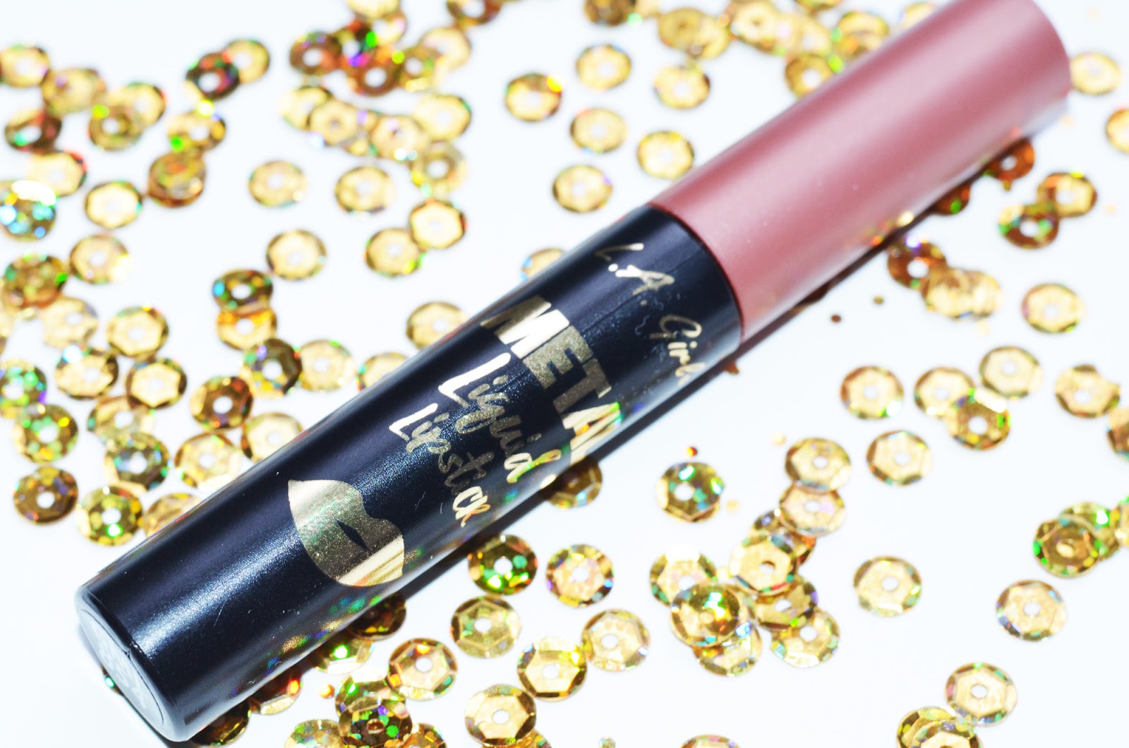 Rysichka LA girl Metal Liquid Lipstick 854 Smolder