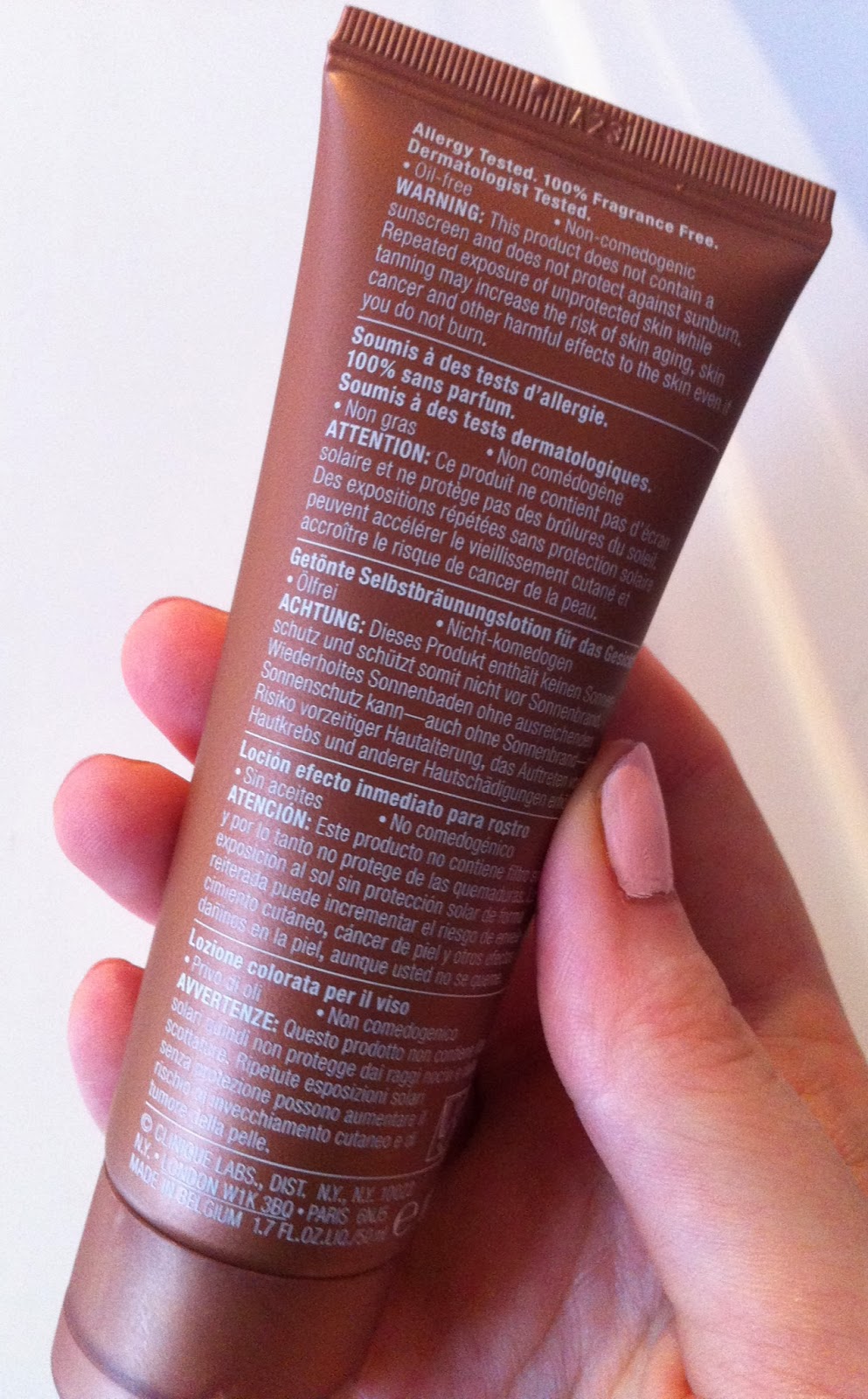 lovelylips88 Clinique Self Sun Face Tinted Lotion Zärtlich von der