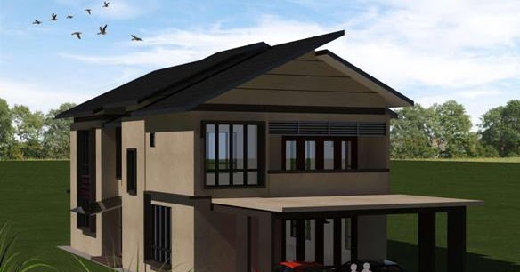 Pelan Rumah Banglo 2 Tingkat 6 Bilik Tidur 7 Bilik Air Untuk Weekend