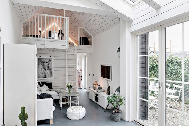 A Swedish country house with a blend of rustic and modern charm