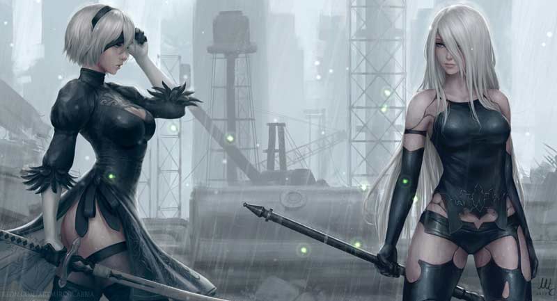 Nier Automata 2b And A2 Download Wallpaper Engine