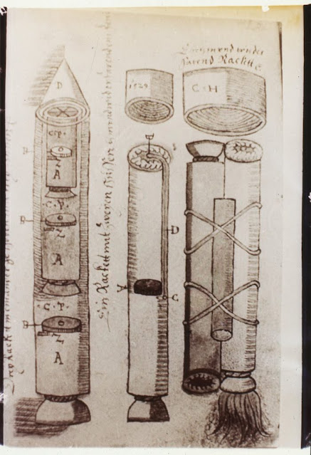 Иллюстрации многоступенчатой ракеты Хааса