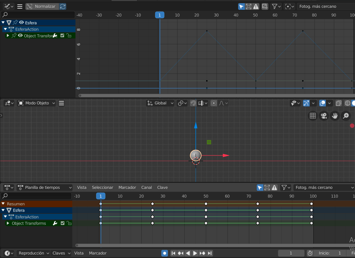 Estudiando Blender Animación en Blender