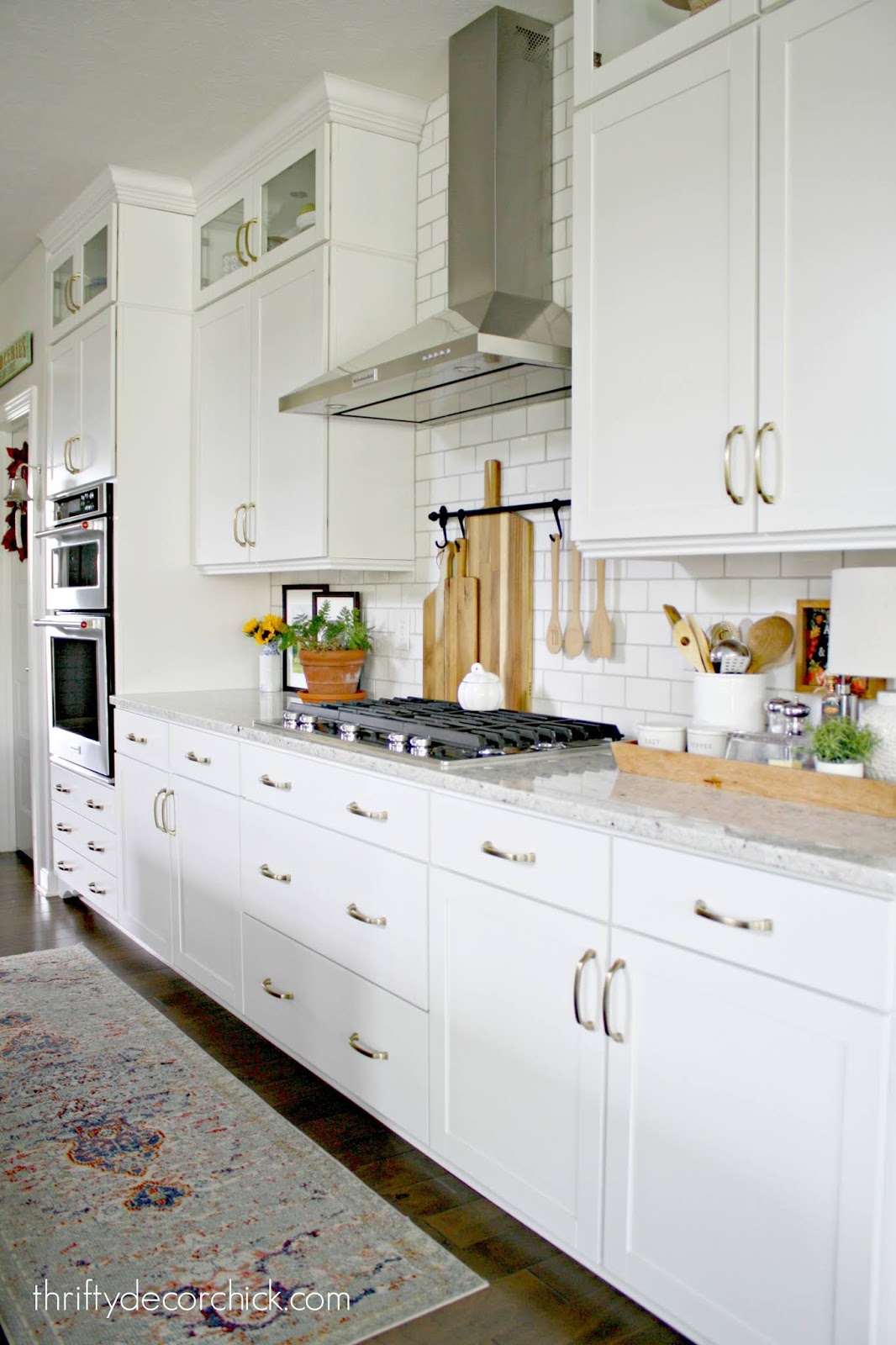 DIY light rails hide underside of cabinets 