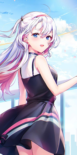 Cute Smile Anime iPhone and desktop wallpaper