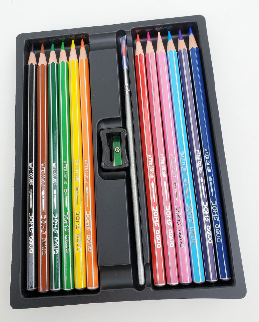 Fueled by Clouds & Coffee Review DOMS Aqua Watercolor Pencils