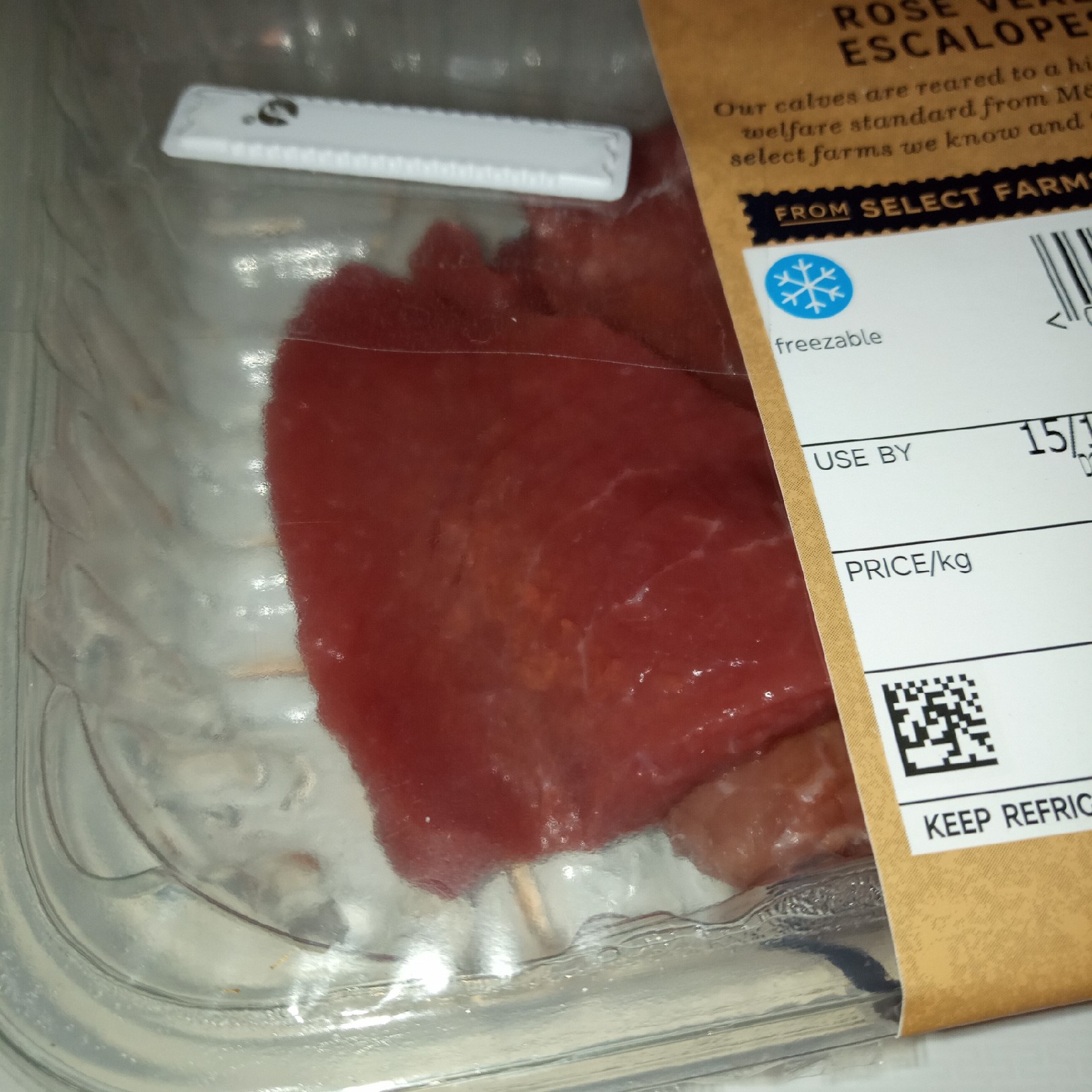 Supersupergirl's Food Reviews M&S rose veal escalopes