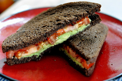 Avocado and Tomato Sandwiches - Photo by Taste As You Go