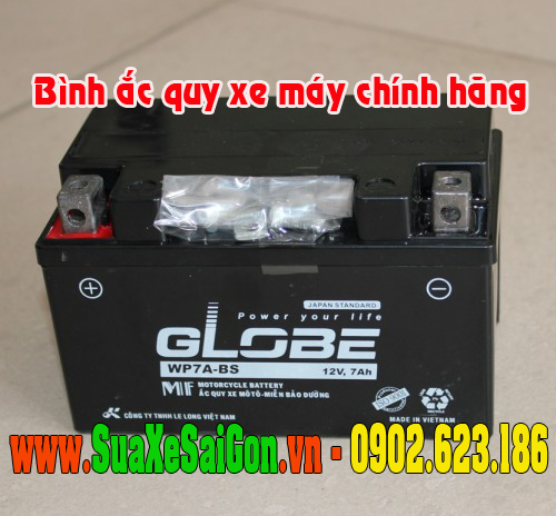 Thay thế bình ắc quy xe máy chính hãng giá tốt nhất tại Tp.HCM