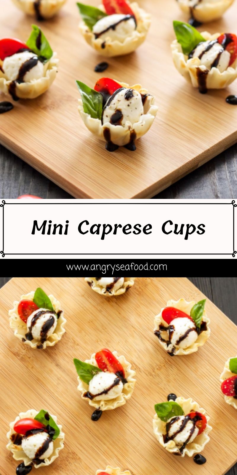 Mini Caprese Cups