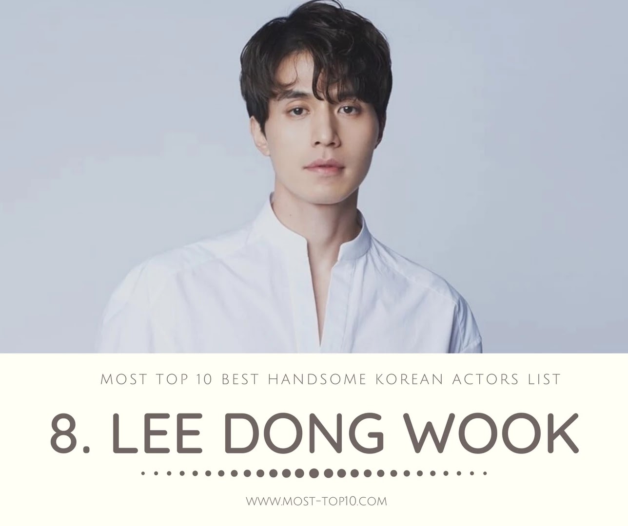 Most Top 10 Best Handsome Korean Actors List