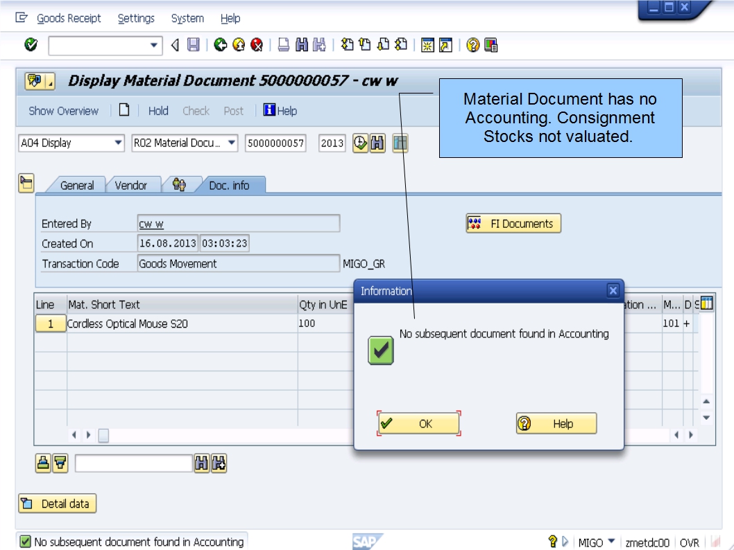  SAP Froggy s SAP Sharing MM Consignment Process