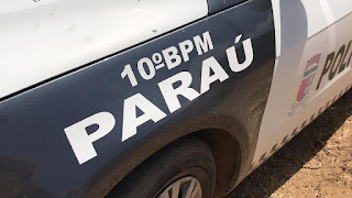 Suspeito de assalto é baleado em troca de tiros com a PM na zona rural de Paraú/RN