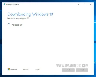 Downloading Windows 10 Media Creation Tool