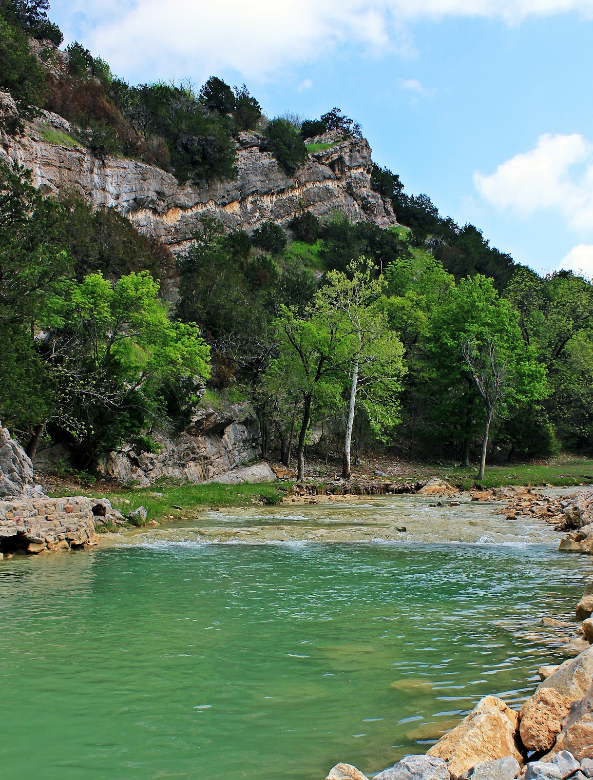 Photos From The Middle of Oklahoma Turner Falls. Davis, Oklahoma.