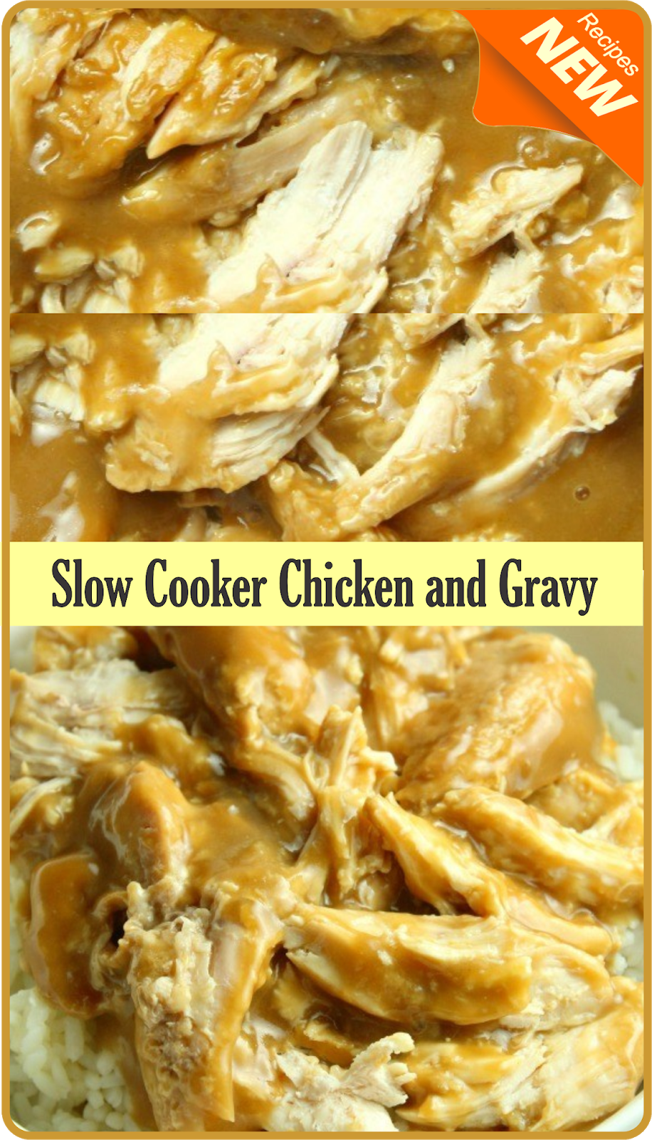 Slow Cooker Chicken and Gravy Amzing Food
