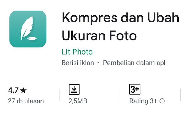 Aplikasi Untuk Kompres Foto di Android 