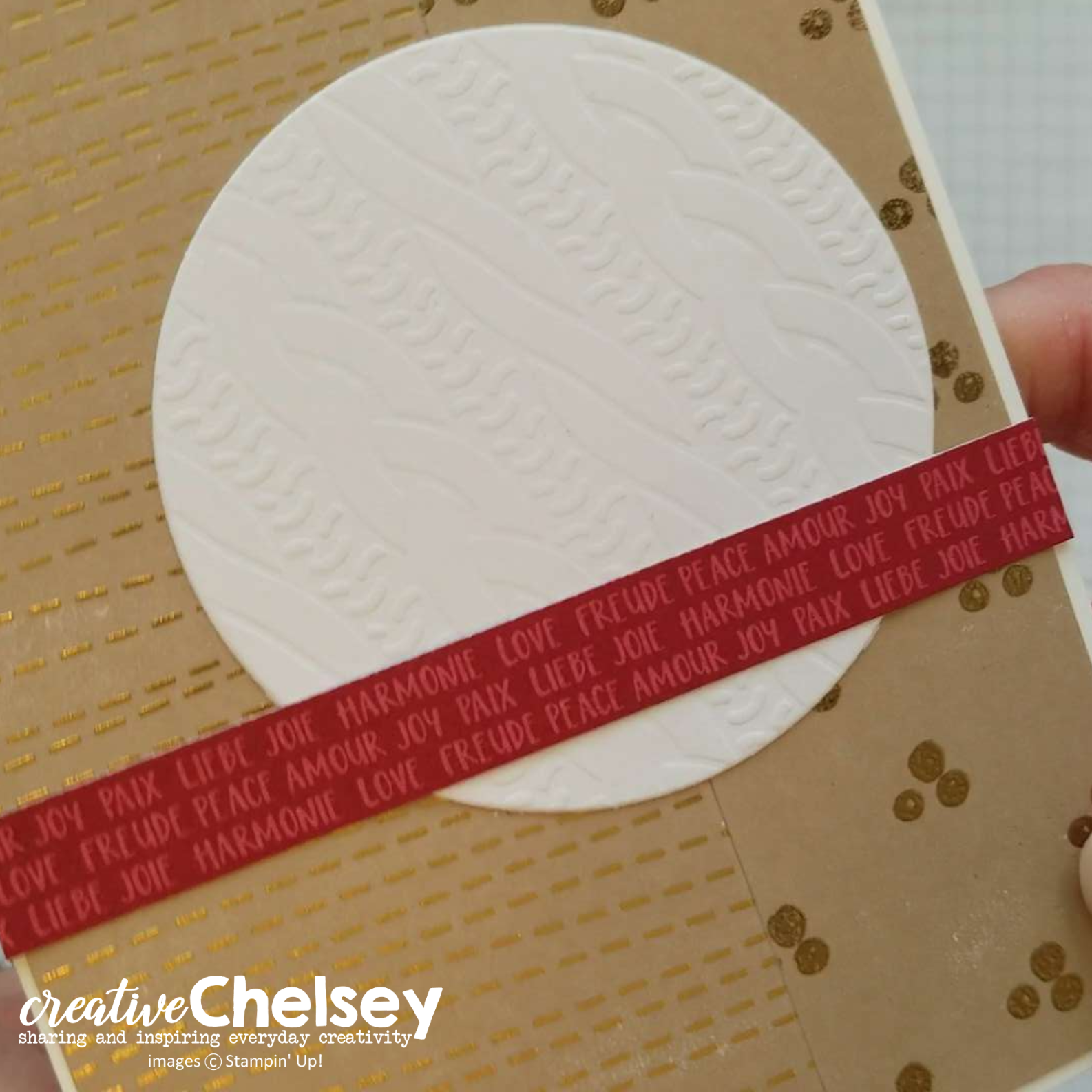 Creative Chelsey A Beautiful & Simple Alternative Card Idea using