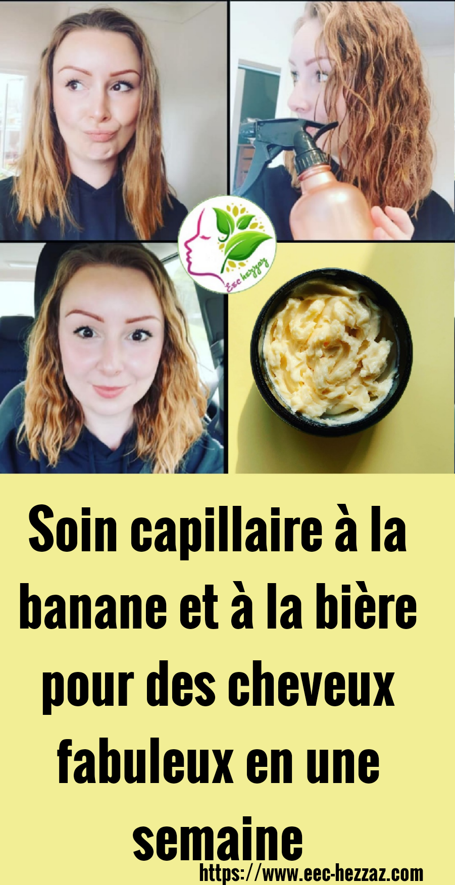 Soin capillaire à la banane et à la bière pour des cheveux fabuleux en une semaine