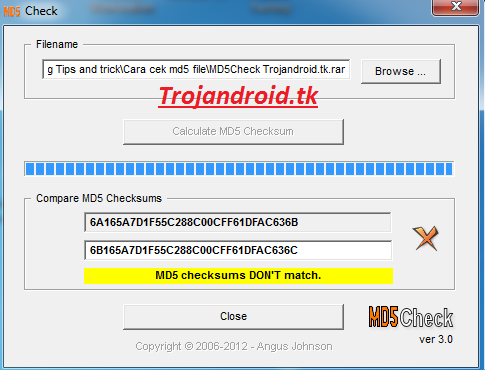 cek md5 dengan hashtab cek md5 dengan hashtab