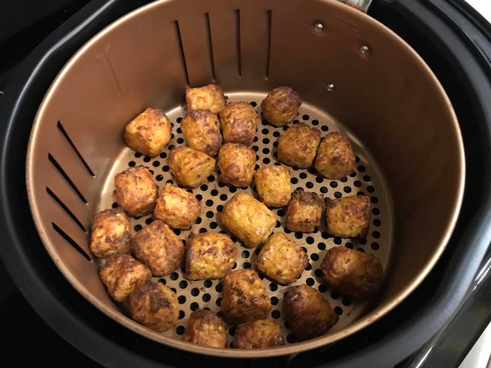 Air Fried Low Carb Tater Tots Caroline's Keto Kitchen