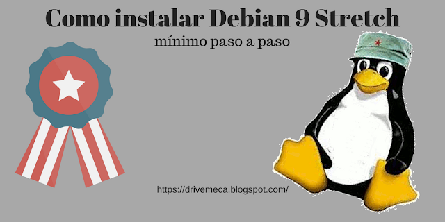 Como instalar debian 9 minimo