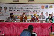 Sosialisasi Peningkatan Disiplin Protokol Kesehatan Covid-19 di Kecamatan Padang Hulu Kota Tebingtinggi.